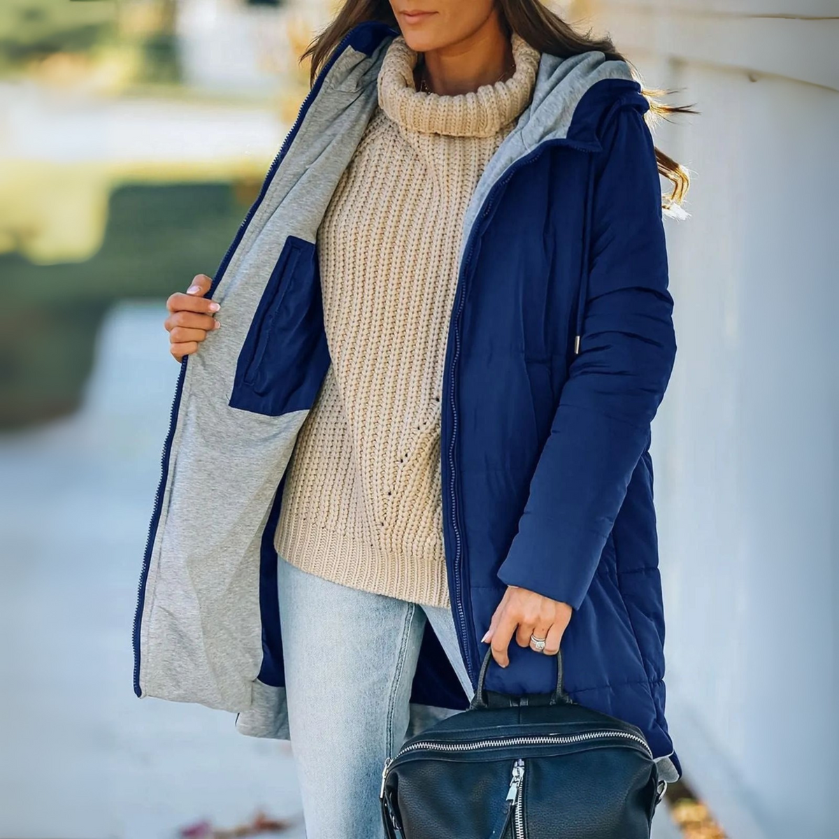 Ainsley - Casual Hooded Puffer Down Jacket