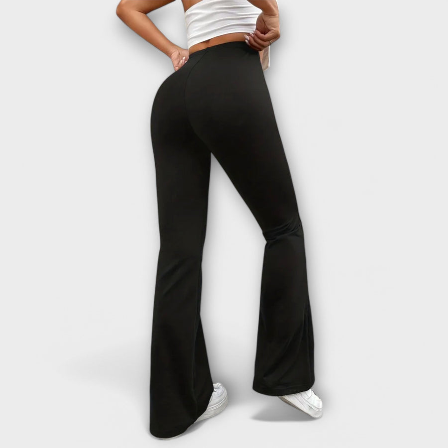 Serena - Loose Pants with Flared Legs