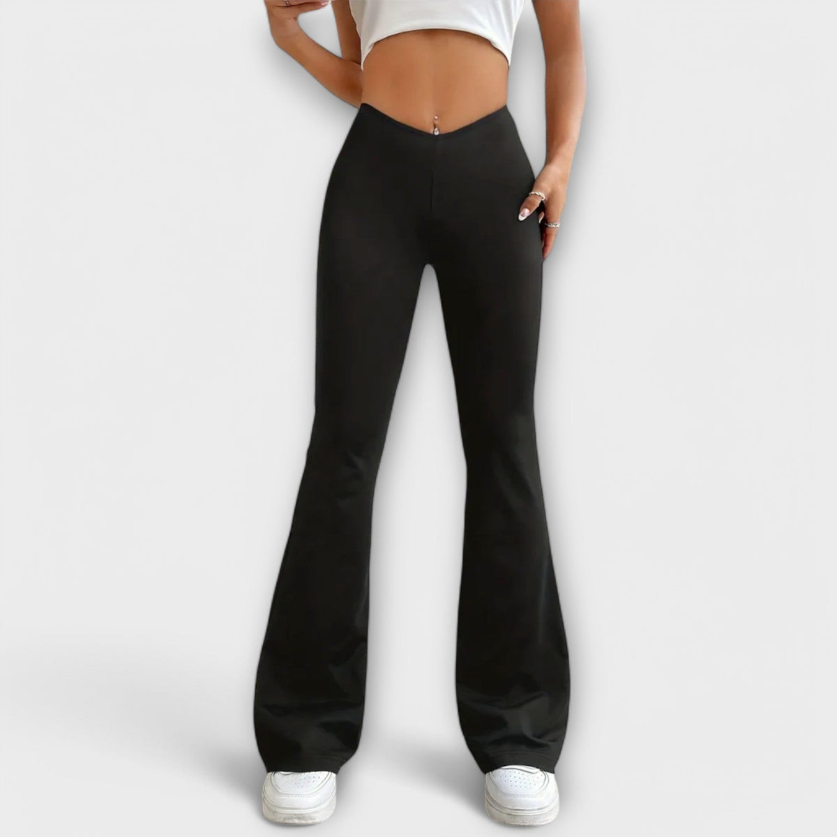 Serena - Loose Pants with Flared Legs